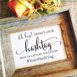 Hashtag wedding sign help us capture the love wedding sign Rustic Wedding Decor PRINTED wedding signs (Frame NOT included)