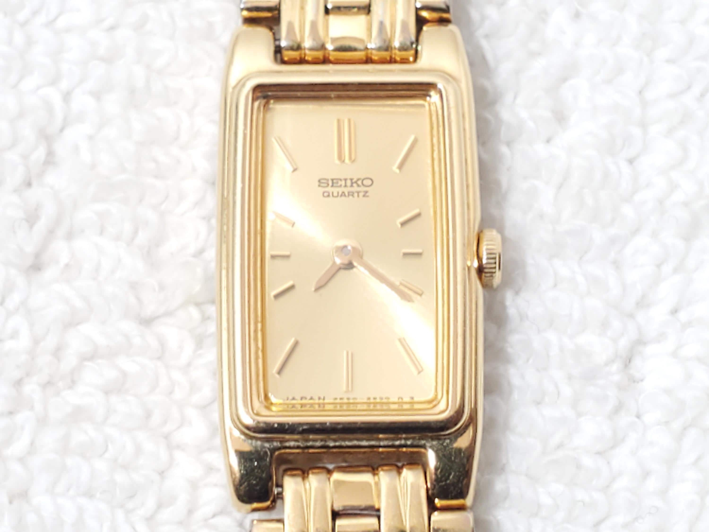 Seiko Gold Tone Watch for Women - Etsy