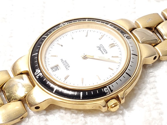 Vintage Citizen Gold Plated Women's Quartz Watch … - image 4