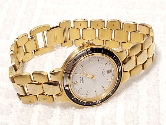 Vintage Citizen Gold Plated Women's Quartz Watch … - image 6