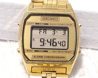 Vintage Seiko Men's Day Date Month Gold Tone Watch - Etsy