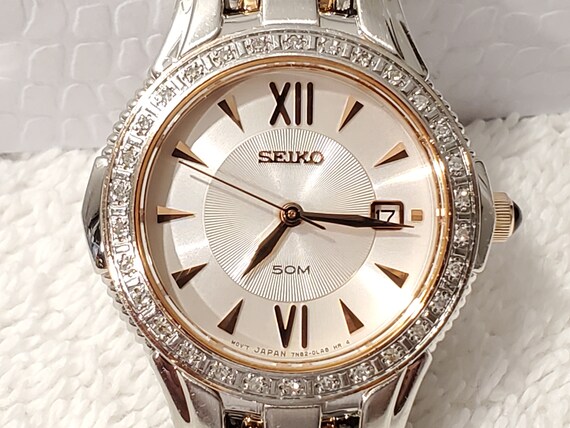 Seiko women's watch 2025 with sapphire crystal