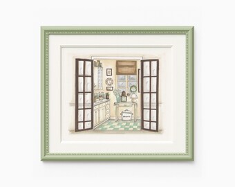 Kathleen's Kitchen art print