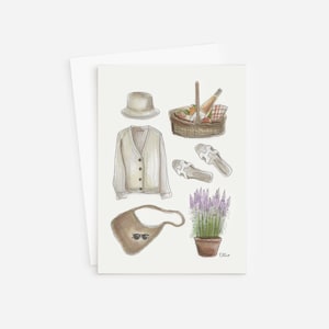 Kit básico de abuela costera Tarjetas de felicitación