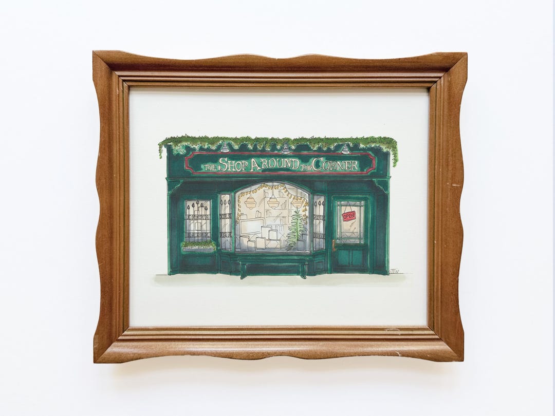 Shop Around the Corner Art Print - Etsy
