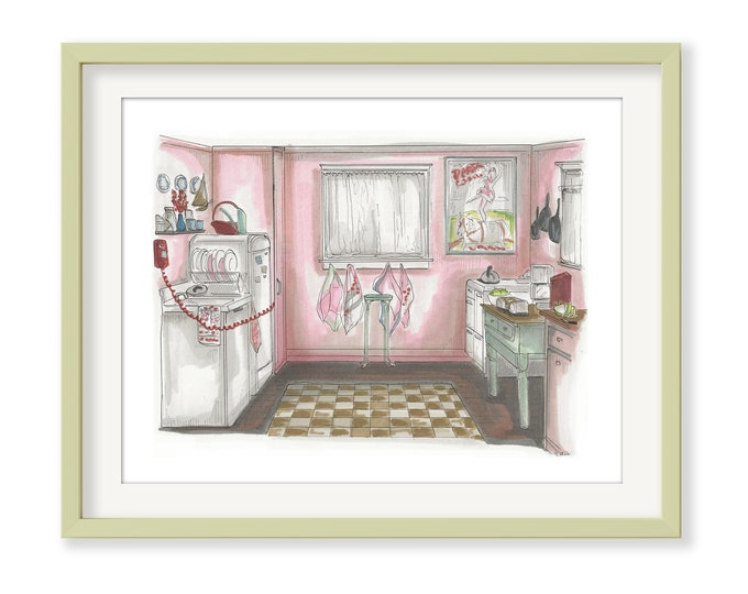 Sleepless in Seattle Kitchen Print