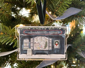 Shop Around the Corner Acrylic Ornament | You've Got Mail Ornament