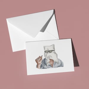 Las vacaciones Sr. Napkin Head Tarjetas de felicitación