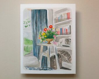 Florale Aquarell-Illustration | Originalgemälde + Kunstdrucke