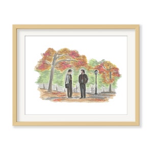 When Harry Met Sally Central Park print fall decor