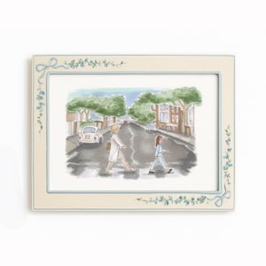 Stampa artistica &quot;Genitori in trappola: passeggiata a Londra&quot;
