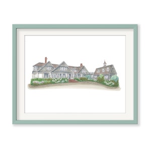 Impressão da Casa Hamptons