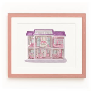 Pink Dream House Art Print
