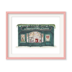 Stampa artistica &quot;Shop Around the Corner Valentine&#39;s Edition&quot; / Stampa artistica &quot;You&#39;ve Go Mail Valentine&quot;