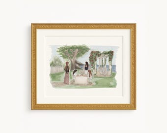 Owens Sisters Garden Breakfast – Practical Magic Movie Wall Art