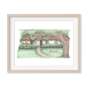 California style House print