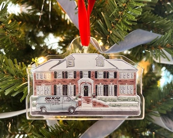 Home Alone House Acrylic Ornament