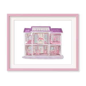 Pink Dream House art print