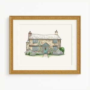 Surrey House print | The Holiday Cottage Art print
