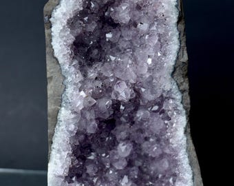 Lavender Amethyst Cathedral Druzy Crystal Cluster |  2lb Natural Quartz Geode