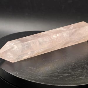 4.75" Rose Quartz Tower | High Quality Translucent Pink Quartz Point | Natural Crystal Obelisk TR115