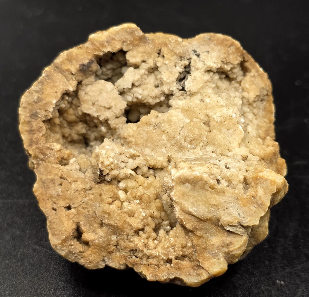Botryoidal Radial Quartz Botryoidal Chalcedony & Quartz Geode Half Specimen From Central ...