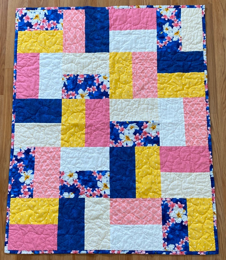 Baby Girl Hawaiian Quilt Girl Polynesian Quilt Hawaiian Etsy