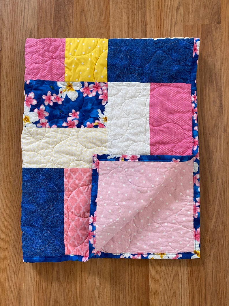 Baby Girl Hawaiian Quilt Girl Polynesian Quilt Hawaiian Etsy