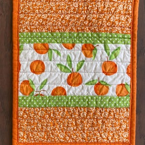 Large orange hot pad, Mothers Day gift, casserole dish hot pad, oranges pot holder, orange kitchen decor, citrus kitchen, housewarming gift
