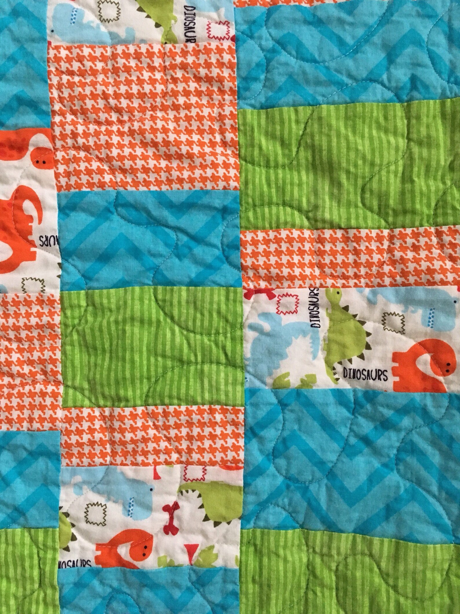 Dinosaur quilt baby boy quilt dinosaur baby quilt boy baby Etsy