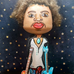 Jimi Hendrix Peg Doll