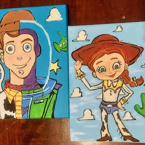 Toy Story Inspired Canvas Painting