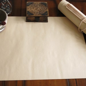 MANUSCRIPT PAPER - 15 Sheets - 24" by 36" - Oatmeal Texture and Colour