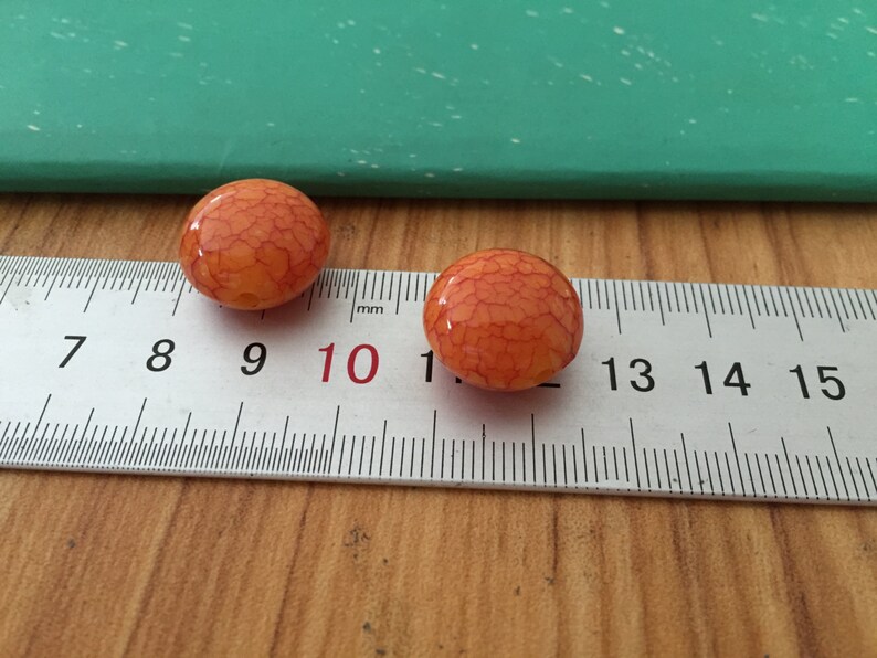 25 Pcss Imitation Crack beeswax beaded bracelet agate amber rosary beads 10x17x17mm A518