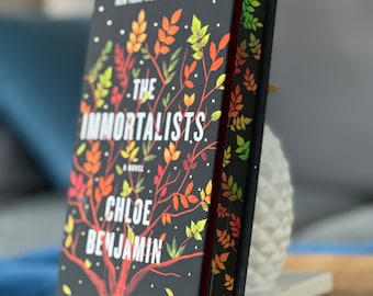 The Immortalists by Chloe Benjamin - Custom Stenciled Sprayed/Airbrushed Edges