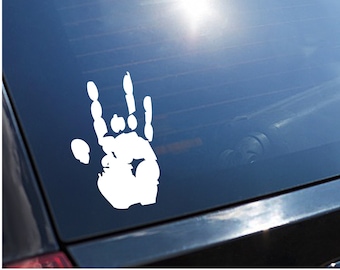 Grateful Dead Jerry Garcia&#39;s Hand Print Vinyl Decal - Assorted Colors & Sizes Easy to Apply