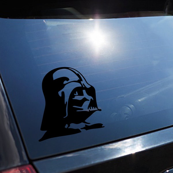 Darth Vader Matte Black Vinyl Decal for Car, Laptops, Any Smooth Surface & Easy to Apply