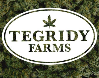 South Park 3.5 Inch Vinyl STICKERs Pair of TEGRIDY FARMS DECALS