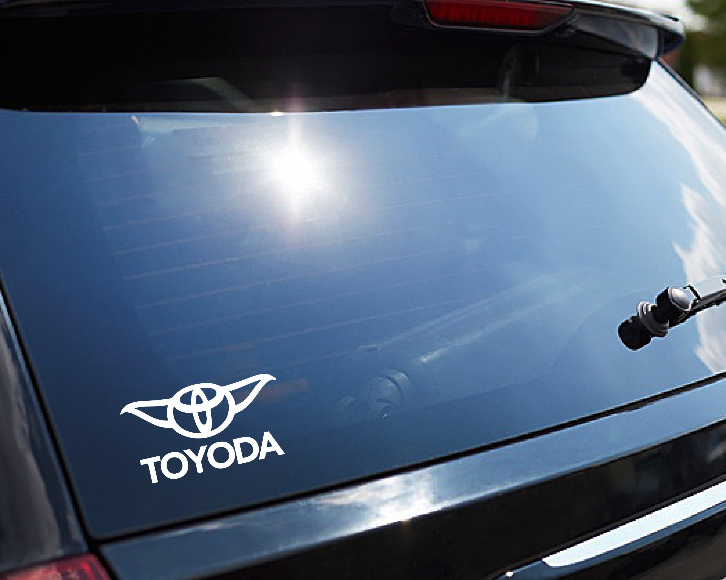 Yoda Toyoda Toyota Vinyl Decal for Car, Laptops, Any Smooth Surface &…