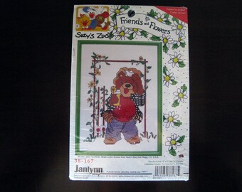 At The Zoo Collection Mouseloft Mini Cross Stitch Kit Zebra