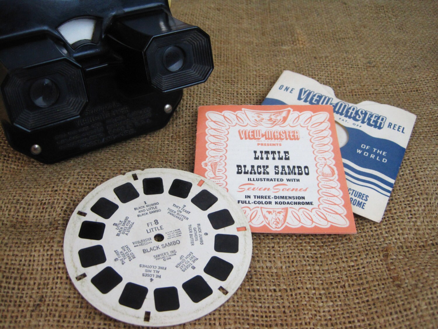 1948 Little Black Sambo View-master Reel and Story Book FT-8 | Etsy New  Zealand