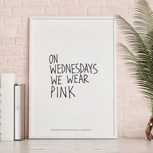 Póster minimalista para dormitorio de Audrey Hepburn, elegante e inspirador póster para guardería de Mean Girls