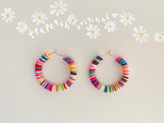 Fun cheap hoop earrings