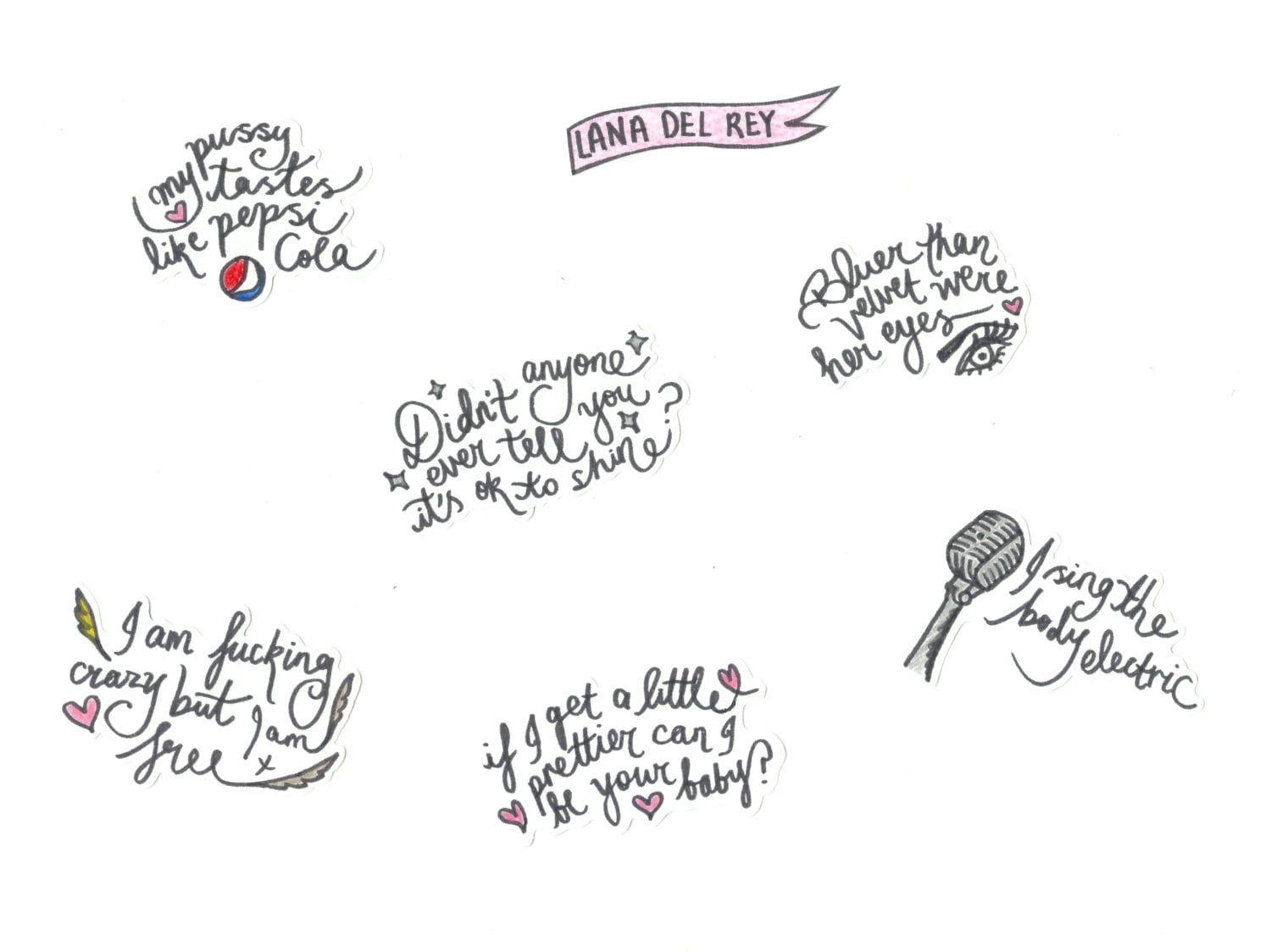 Lana Del Rey Lyrics on Your Skin