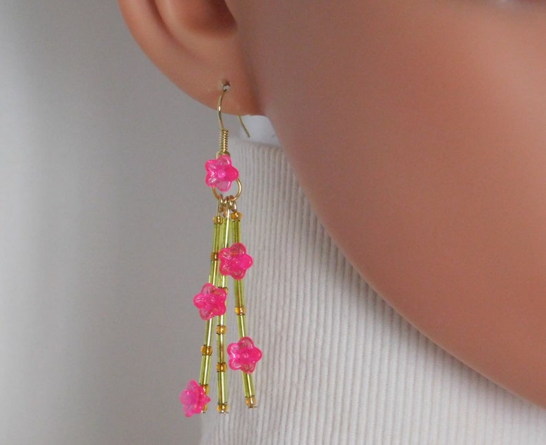 Bead Earrings Necklace