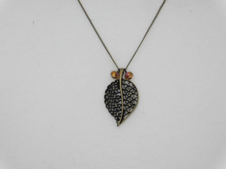 Antique Gold Leaf Topaz Set