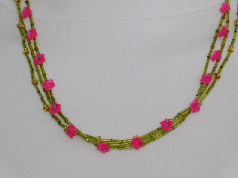 Bead Earrings Necklace