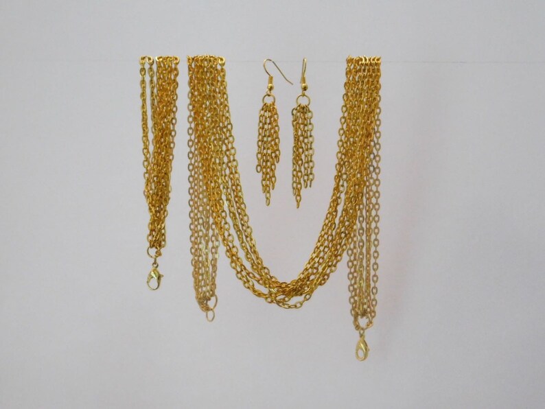 Necklace Bracelet /& Pierced Earrings
