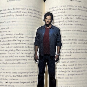 Sam Winchester cutout bookmark