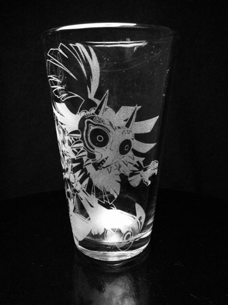 Legend of Zelda Pint Glass Set of 4 Etsy